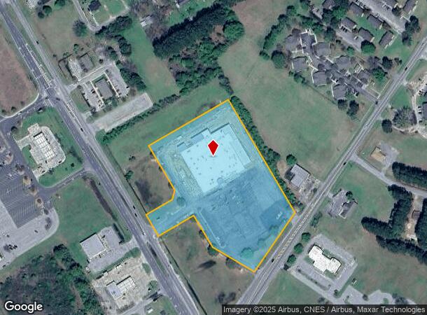 1120 Oakwood St, Bennettsville, SC Parcel Map