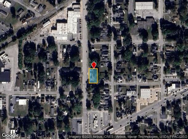  501 N Blanchard St, Findlay, OH Parcel Map
