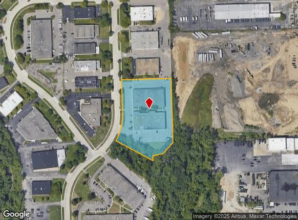  21170 Bridge St, Southfield, MI Parcel Map