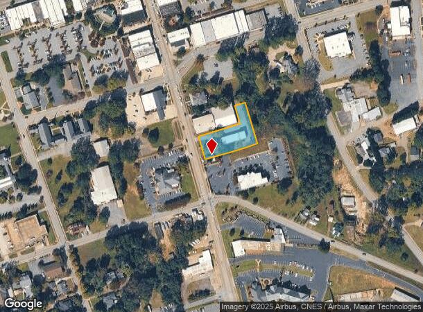  221 S Pendleton St, Easley, SC Parcel Map