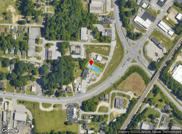 1205 Elgin Ave, High Point, NC Parcel Map