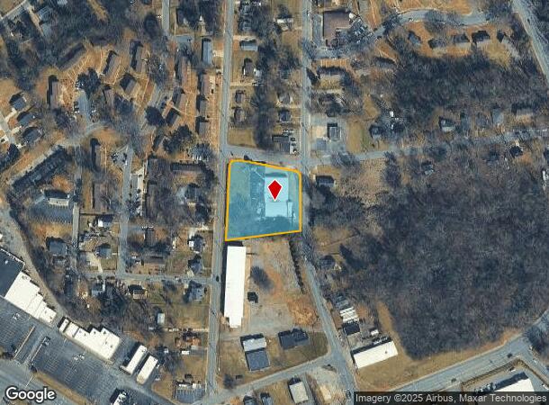 1014 S Center St, Hickory, NC Parcel Map