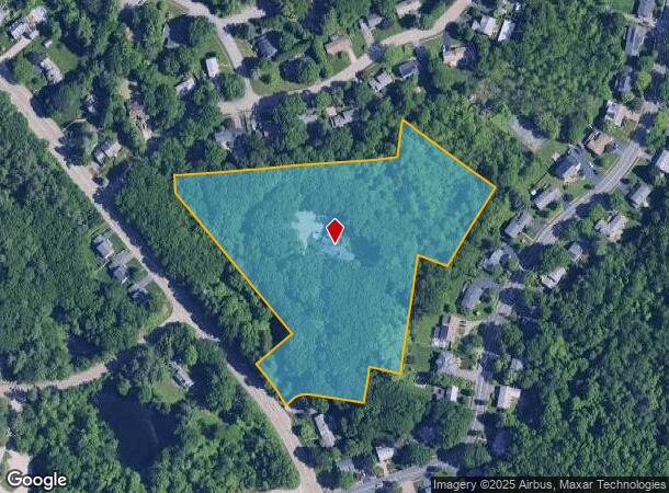 646 Salisbury St, Worcester, MA Parcel Map