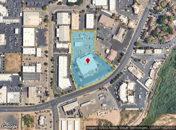  345 E Riverside Dr, Saint George, UT Parcel Map