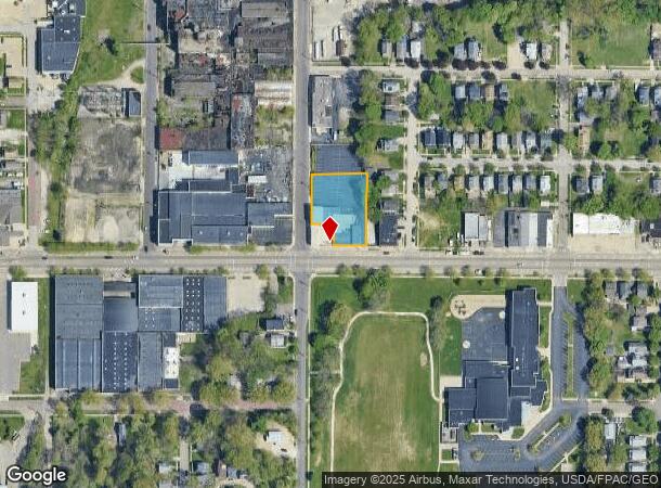  661 E Exchange St, Akron, OH Parcel Map