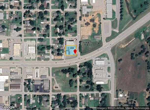  217 N Harrison Ave, Blanchard, OK Parcel Map