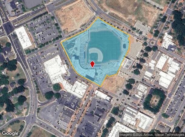 1 Cannon Baller Way, Kannapolis, NC Parcel Map