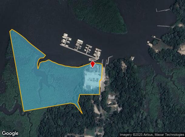  633 Marina Dr, Surry, VA Parcel Map