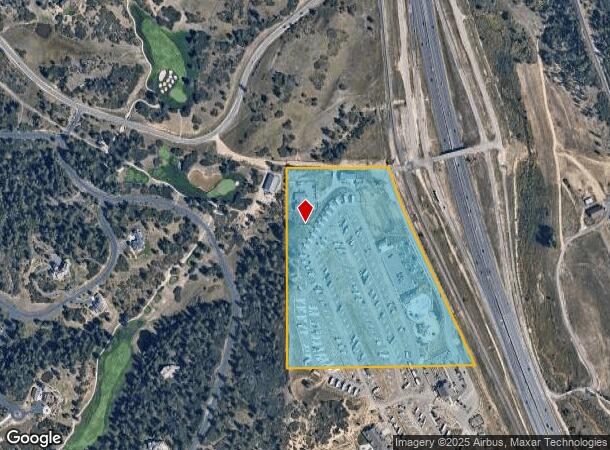 650 Sky View Ln, Larkspur, CO Parcel Map