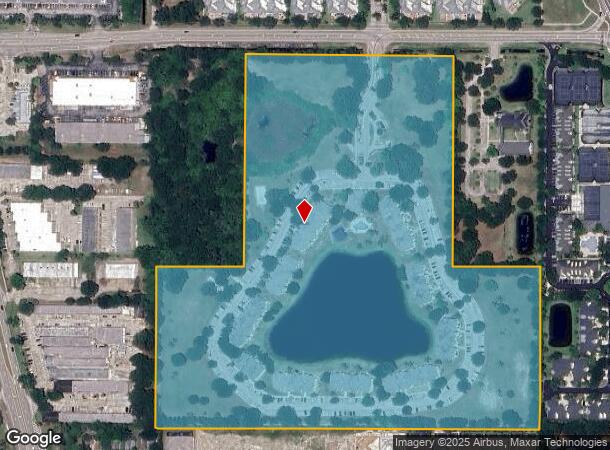  1810 Woodland Cir, Vero Beach, FL Parcel Map