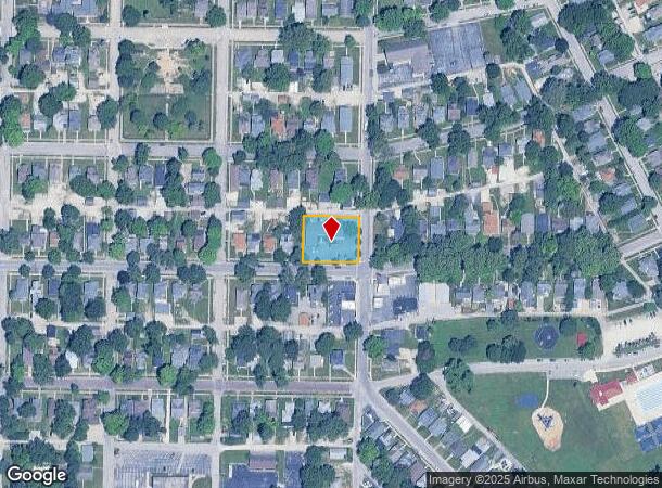  800 W University Ave, Muncie, IN Parcel Map