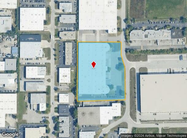  850 N Edgewood Ave, Wood Dale, IL Parcel Map