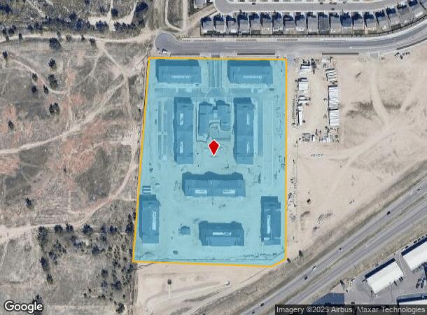 7010 Crossbuck Pt, Colorado Springs, CO Parcel Map