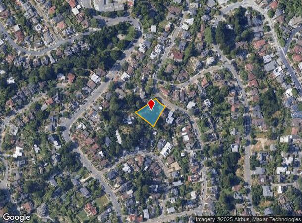 Cragmont Ave, Berkeley, CA Parcel Map