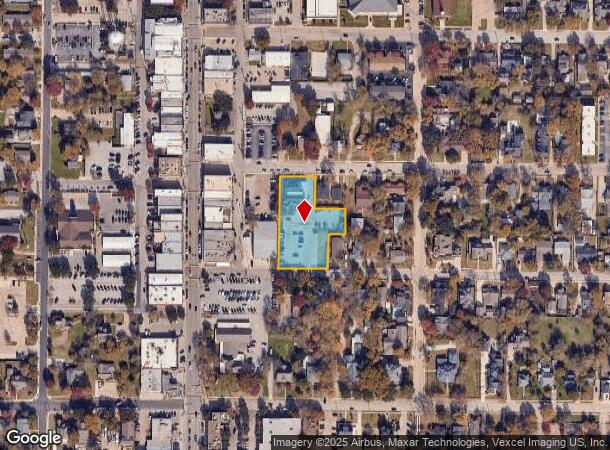 124 E Worth St, Grapevine, TX Parcel Map