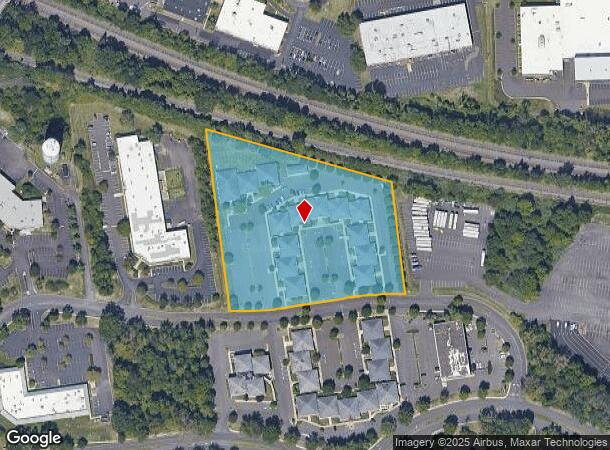  900 Town Center Dr, Langhorne, PA Parcel Map