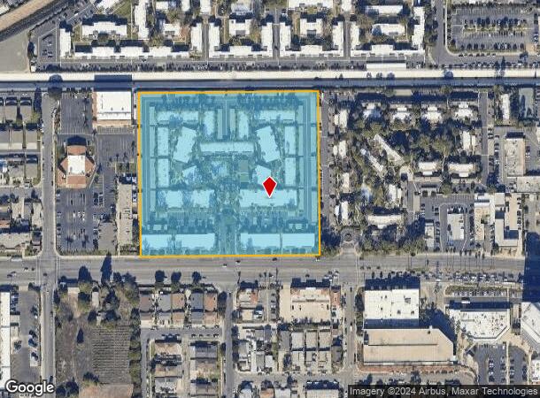  7701 Warner Ave, Huntington Beach, CA Parcel Map