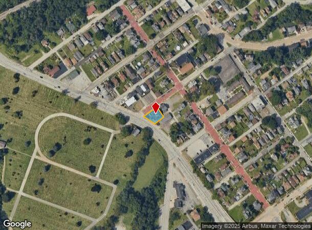 203 4Th St, Dravosburg, PA Parcel Map