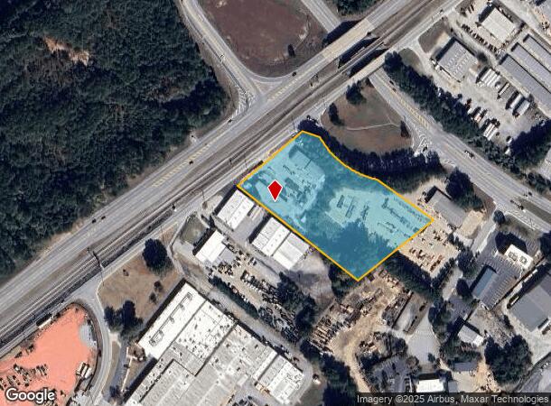  538 Se Broad St, Fairburn, GA Parcel Map