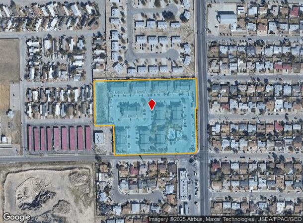  5757 Will Ruth Ave, El Paso, TX Parcel Map