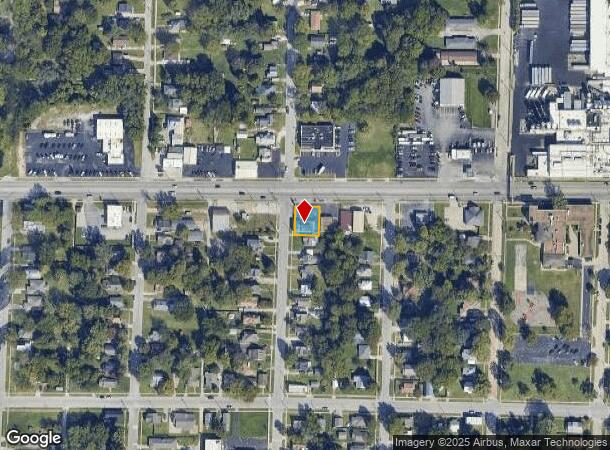  1002 E Kearney St, Springfield, MO Parcel Map