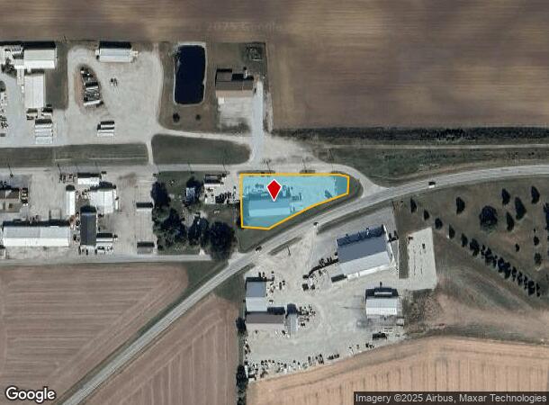 708 W Railroad St, Uniondale, IN Parcel Map