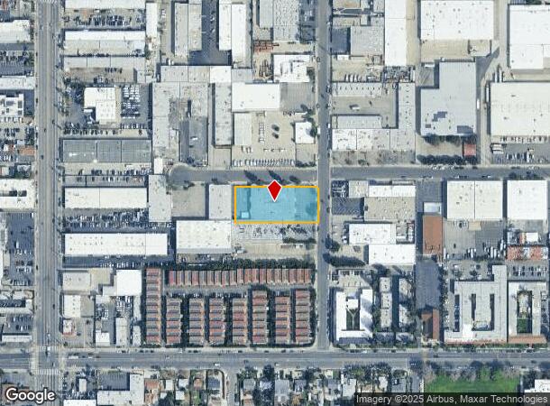  7653 Burnet Ave, Van Nuys, CA Parcel Map