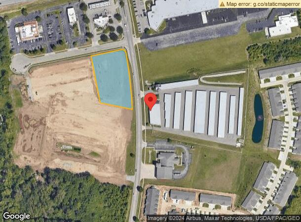  2160 Commerce Center Blvd, Fairborn, OH Parcel Map