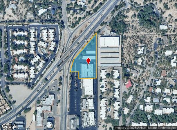  2500 N Pantano Rd, Tucson, AZ Parcel Map