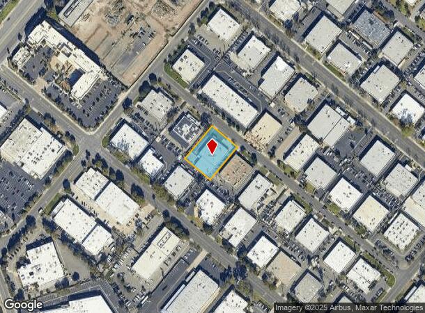  1702 Kaiser Ave, Irvine, CA Parcel Map