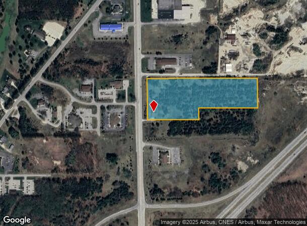 7801 Us Highway 131 S, Cadillac, MI Parcel Map