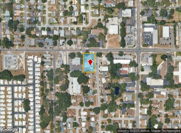 1261 San Christopher Dr, Dunedin, FL Parcel Map