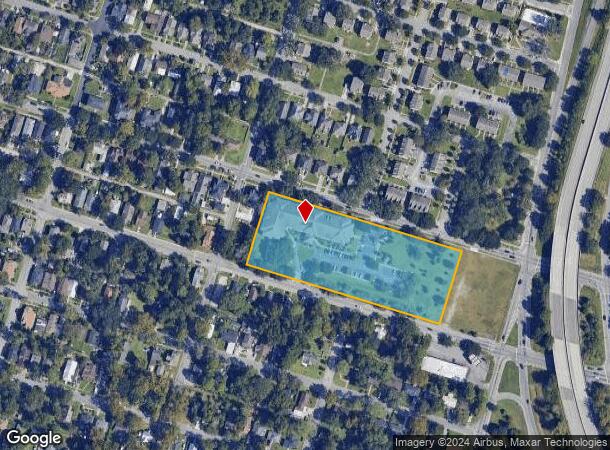  1415 E Anderson St, Savannah, GA Parcel Map