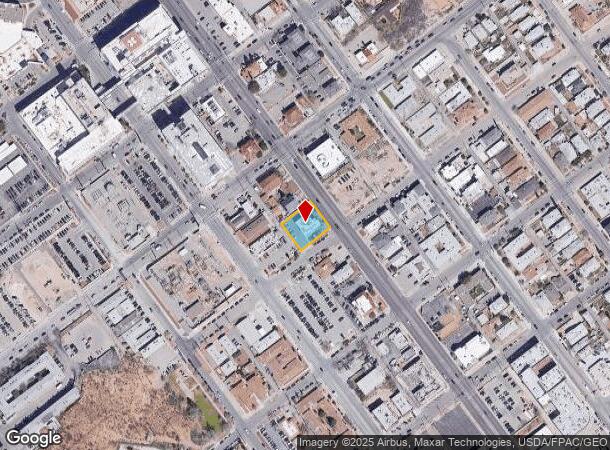  1601 N Mesa St, El Paso, TX Parcel Map