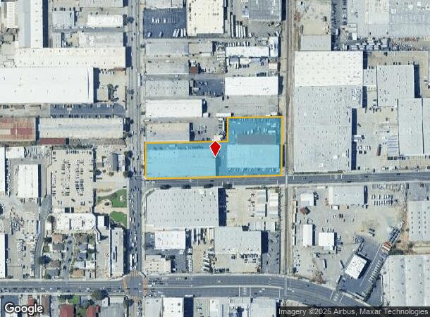  3876 S Santa Fe Ave, Vernon, CA Parcel Map