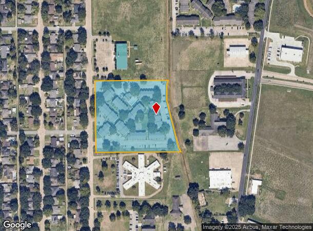  1317 Mahlmann St, Rosenberg, TX Parcel Map