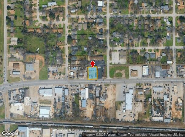  1005 W Division St, Arlington, TX Parcel Map