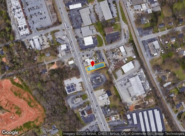  210 N Main St, Mauldin, SC Parcel Map