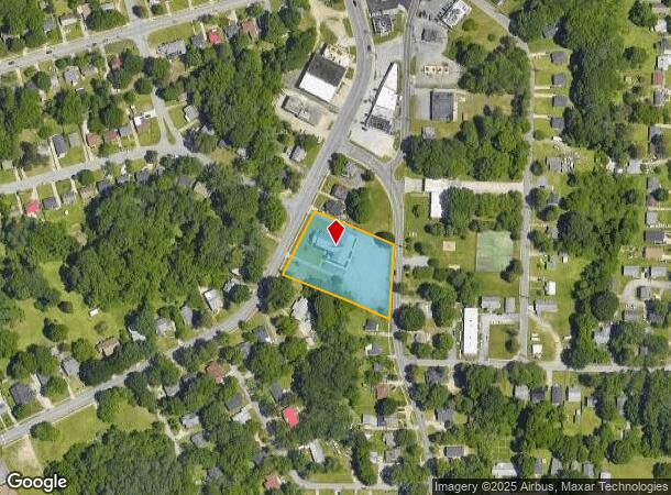  1208 Montlieu Ave, High Point, NC Parcel Map