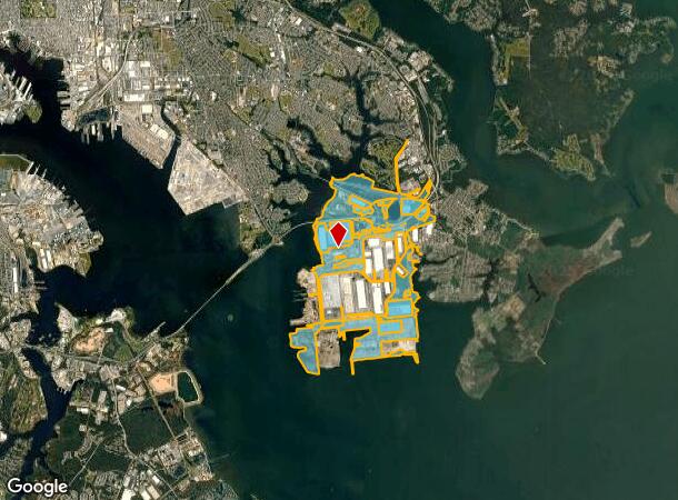  6250 Blast Furnace Rd, Sparrows Point, MD Parcel Map