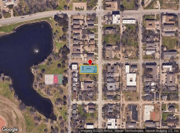  723 N Marsalis Ave, Dallas, TX Parcel Map