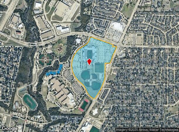  301 Rivercrest Blvd, Allen, TX Parcel Map