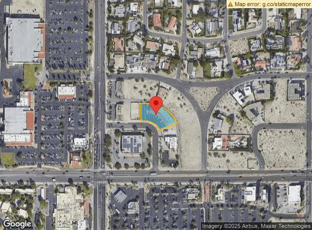  1800 N Via Negocio, Palm Springs, CA Parcel Map