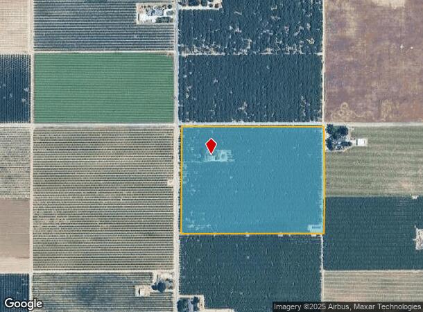 7536 S East Ave, Fresno, CA Parcel Map