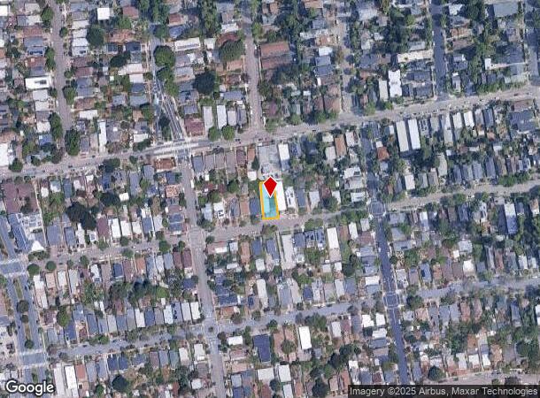  1621 Blake St, Berkeley, CA Parcel Map