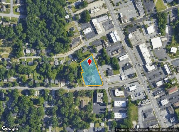 1401 Long St, High Point, NC Parcel Map