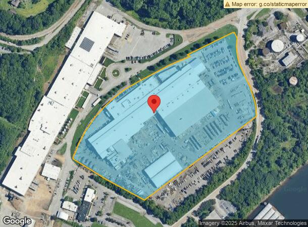  800 Manufacturers Rd, Chattanooga, TN Parcel Map