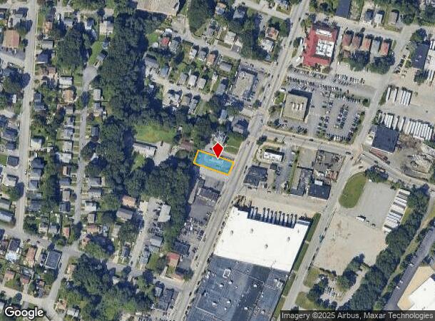 1111 Cranston St, Cranston, RI Parcel Map