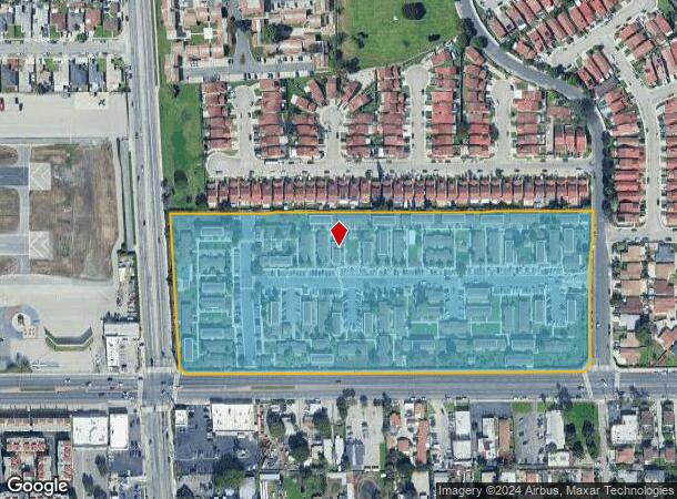  708 W Corregidor St, Compton, CA Parcel Map