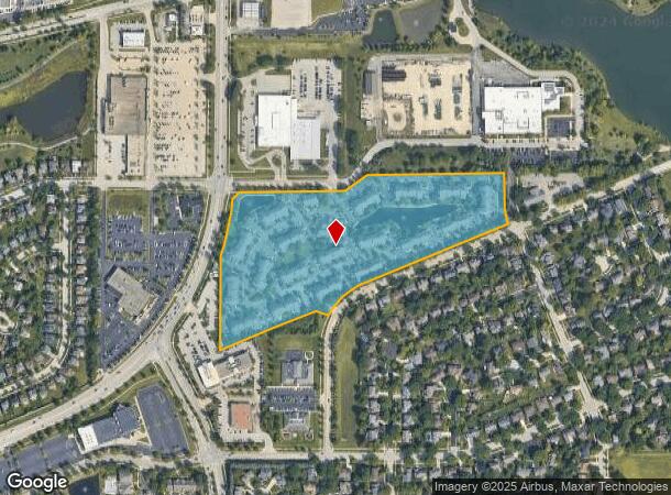  504 Chamberlain Ln, Naperville, IL Parcel Map